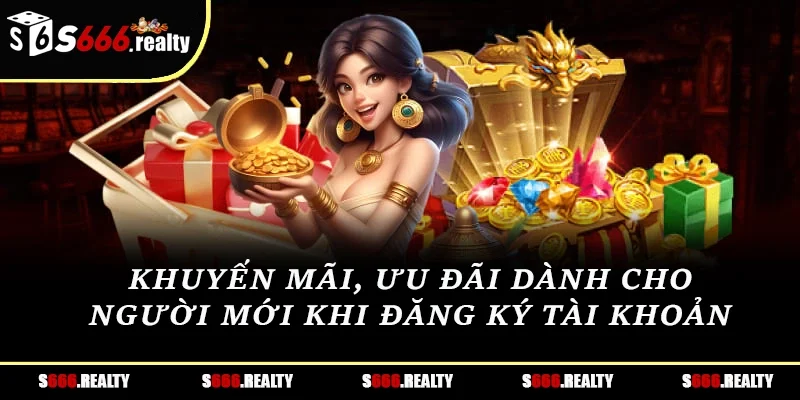 Khuyến mãi, ưu đãi dành cho người mới khi đăng ký tài khoản